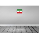 [LA-115603-H] Holzschild 20x30 cm Iran Flagge Fahne Wappen Bild 2