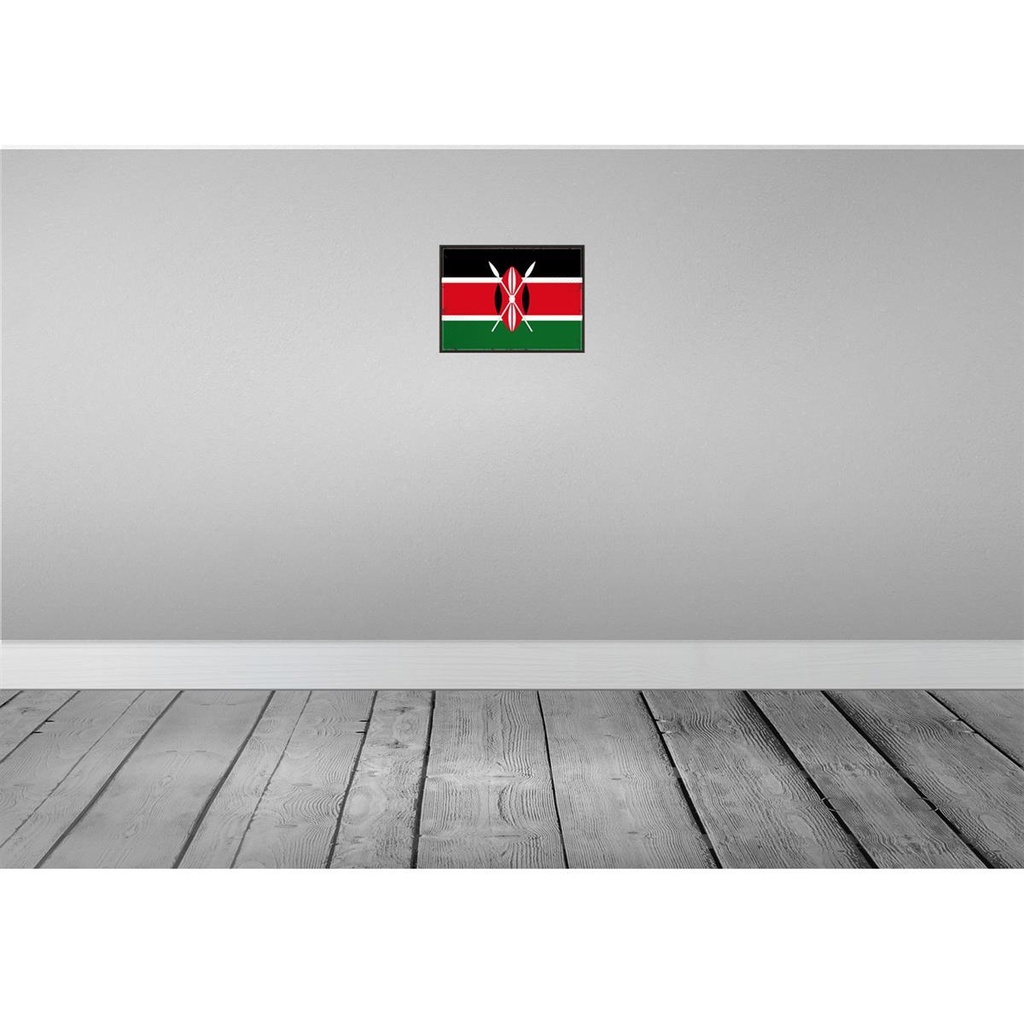 [LA-115612-2030] Blechschild 20x30 cm Kenias Kenya Flagge Fahne Wappen Bild 2