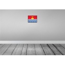[LA-115613-H] Holzschild 20x30 cm Kiribatis Kiribati Flagge Fahne Wappen Bild 2