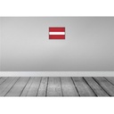 [LA-115618-2030] Blechschild 20x30 cm Lettlands Latvia Flagge Fahne Wappen Bild 2