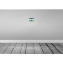 [LA-115620-1812-H] Holzschild 12x18 cm Lesothos Lesotho Flagge Fahne Wappen Bild 2