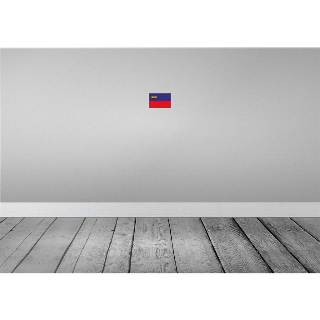 [LA-115623-1812] Blechschild 12x18 cm Liechtenstein Flagge Fahne Wappen Bild 2