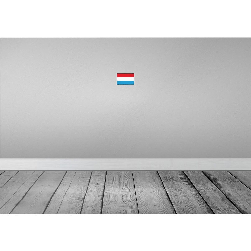 [LA-115625-1812-H] Holzschild 12x18 cm Luxemburgs Luxembourg Flagge Fahne Wappen Bild 2