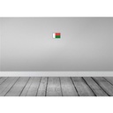 [LA-115628-1812-H] Holzschild 12x18 cm Madagaskars Madagascar Flagge Fahne Wappen Bild 2