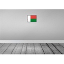 [LA-115628-2030] Blechschild 20x30 cm Madagaskars Madagascar Flagge Fahne Wappen Bild 2