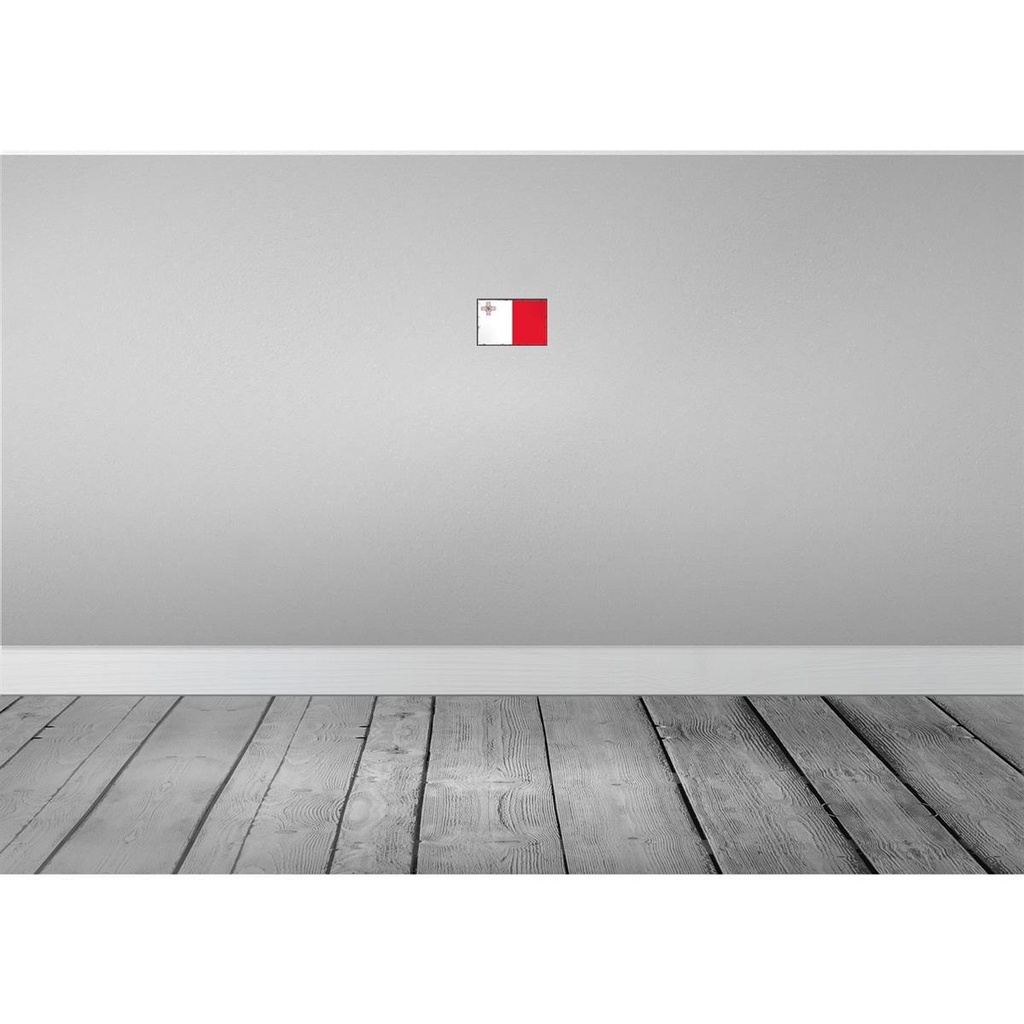 [LA-115633-1812] Blechschild 12x18 cm Maltas Malta Flagge Fahne Wappen Bild 2