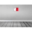 [LA-115633-2030] Blechschild 20x30 cm Maltas Malta Flagge Fahne Wappen Bild 2