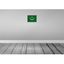 [LA-115635-2030] Blechschild 20x30 cm Mauretaniens Flagge Fahne Wappen Bild 2