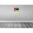 [LA-115644-2030] Blechschild 20x30 cm Mosambiks Mozambique Flagge Fahne Wappen Bild 2