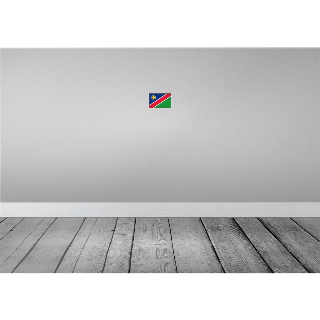 [LA-115646-1812] Blechschild 12x18 cm Namibias Namibia Flagge Fahne Wappen Bild 2