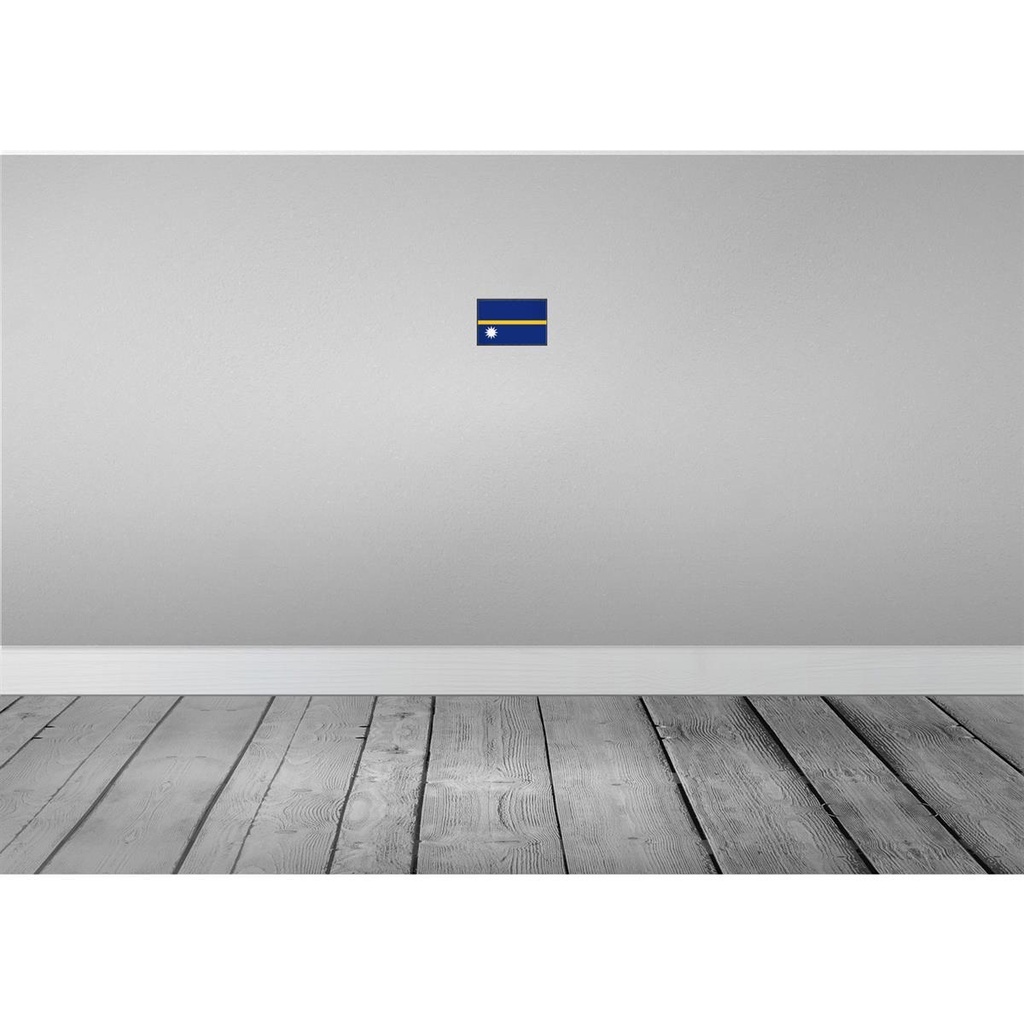 [LA-115647-1812-H] Holzschild 12x18 cm Naurus Nauru Flagge Fahne Wappen Bild 2