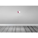 [LA-115648-1812] Blechschild 12x18 cm Nepals Nepal Flagge Fahne Wappen Bild 2