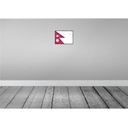 [LA-115648-H] Holzschild 20x30 cm Nepals Nepal Flagge Fahne Wappen Bild 2