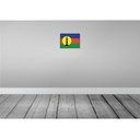 [LA-115650-H] Holzschild 20x30 cm Neukaledonien Flagge Fahne Wappen Bild 2