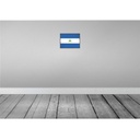 [LA-115652-H] Holzschild 20x30 cm Nicaraguas Nicaragua Flagge Fahne Wappen Bild 2