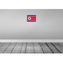 [LA-115659-H] Holzschild 20x30 cm Nordkoreas North Korea Flagge Fahne Wappen Bild 2