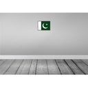 [LA-115662-2030] Blechschild 20x30 cm Pakistans Pakistan Flagge Fahne Wappen Bild 2
