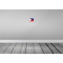 [LA-115668-1812-H] Holzschild 12x18 cm Philippinen Philippines Flagge Fahne Wappen Bild 2