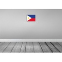 [LA-115668-2030] Blechschild 20x30 cm Philippinen Philippines Flagge Fahne Wappen Bild 2