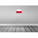 [LA-115669-H] Holzschild 20x30 cm Polens Poland Flagge Fahne Wappen Bild 2