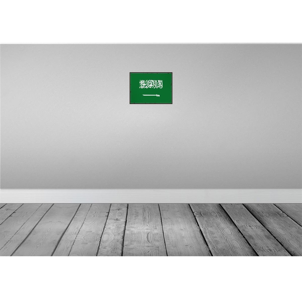 [LA-115683-2030] Blechschild 20x30 cm Saudi-Arabien Saudi Arabia Flagge Fahne Wappen Bild 2