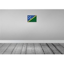 [LA-115692-2030] Blechschild 20x30 cm Salomonen Solomon Islands Flagge Fahne Wappen Bild 2