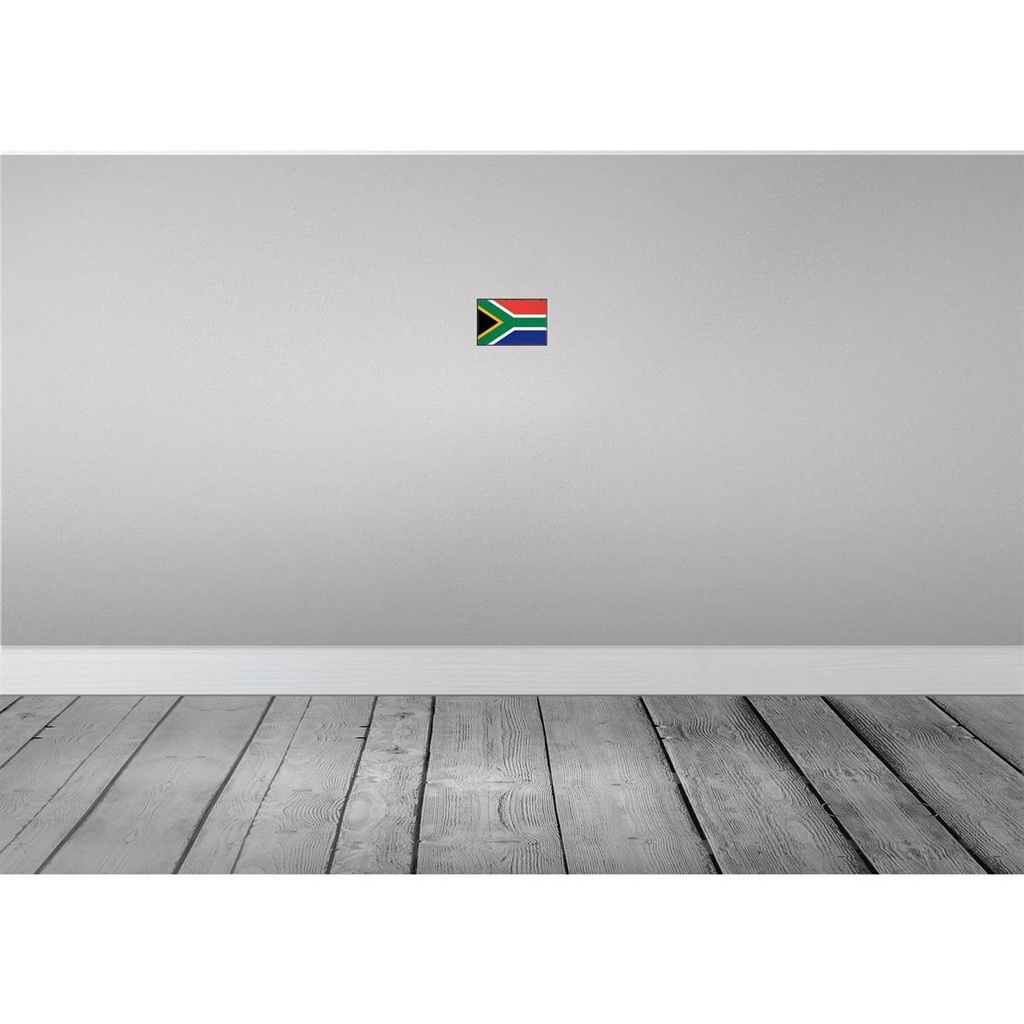 [LA-115694-1812] Blechschild 12x18 cm Südafrikas South Africa Flagge Fahne Wappen Bild 2