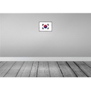 [LA-115695-H] Holzschild 20x30 cm Südkoreas South Korea Flagge Fahne Wappen Bild 2