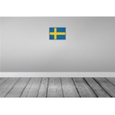 [LA-115701-H] Holzschild 20x30 cm Schwedens Sweden Flagge Fahne Wappen Bild 2