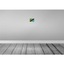 [LA-115706-1812-H] Holzschild 12x18 cm Tansanias Tanzania Flagge Fahne Wappen Bild 2