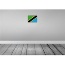 [LA-115706-2030] Blechschild 20x30 cm Tansanias Tanzania Flagge Fahne Wappen Bild 2