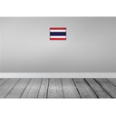 [LA-115707-2030] Blechschild 20x30 cm Thailands Thailand Flagge Fahne Wappen Bild 2