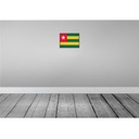 [LA-115710-H] Holzschild 20x30 cm Togos Togo Flagge Fahne Wappen Bild 2