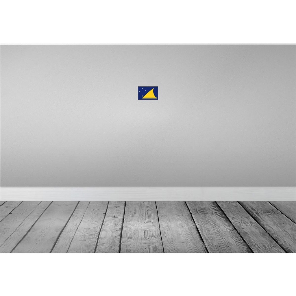 [LA-115711-1812-H] Holzschild 12x18 cm Tokelaus Tokelau Flagge Fahne Wappen Bild 2
