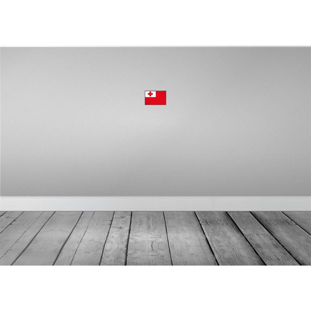 [LA-115712-1812-H] Holzschild 12x18 cm Tongas Tonga Flagge Fahne Wappen Bild 2