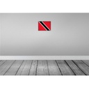 [LA-115713-H] Holzschild 20x30 cm Trinidad und Tobagos Flagge Fahne Wappen Bild 2