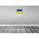 [LA-115719-2030] Blechschild 20x30 cm Ukraine Flagge Fahne Wappen Bild 2