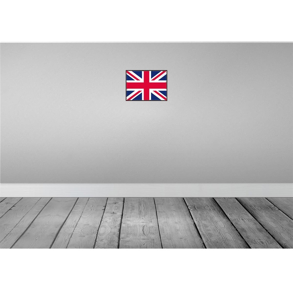 [LA-115721-H] Holzschild 20x30 cm Union Jack United Kingdom Flagge Fahne Wappen Bild 2