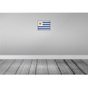 [LA-115722-H] Holzschild 20x30 cm Uruguays Uruguay Flagge Fahne Wappen Bild 2