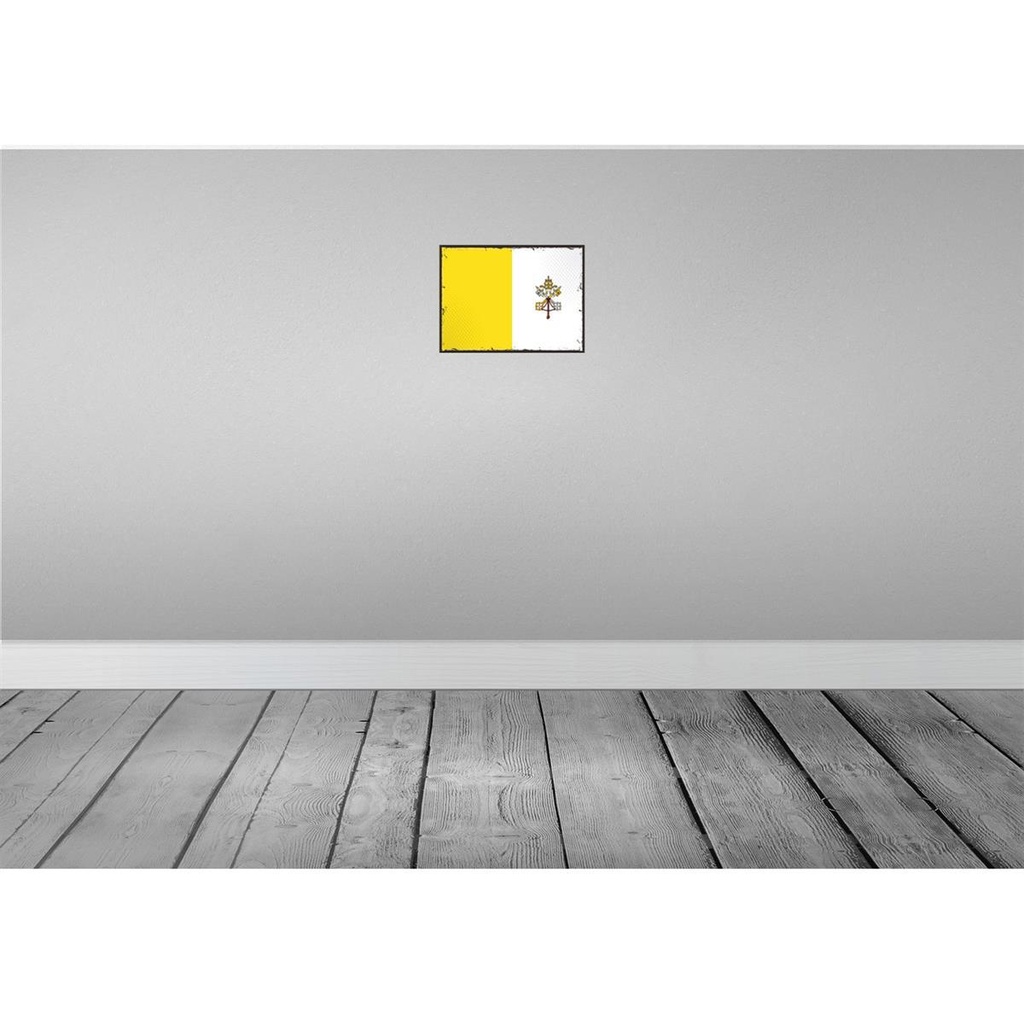 [LA-115726-H] Holzschild 20x30 cm Vatikanstadt Vatican City Straße Stadt Bild 2