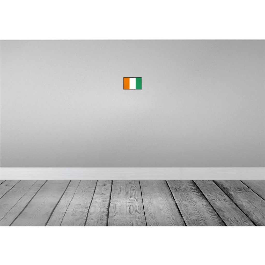 [LA-115732-1812] Blechschild 12x18 cm Elfenbeinküste Ivory Coast Flagge Fahne Wappen Bild 2