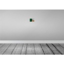 [LA-115738-1812-H] Holzschild 12x18 cm Algerien Algeria Rost Flagge Fahne Wappen Bild 2