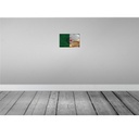 [LA-115738-H] Holzschild 20x30 cm Algerien Algeria Rost Flagge Fahne Wappen Bild 2