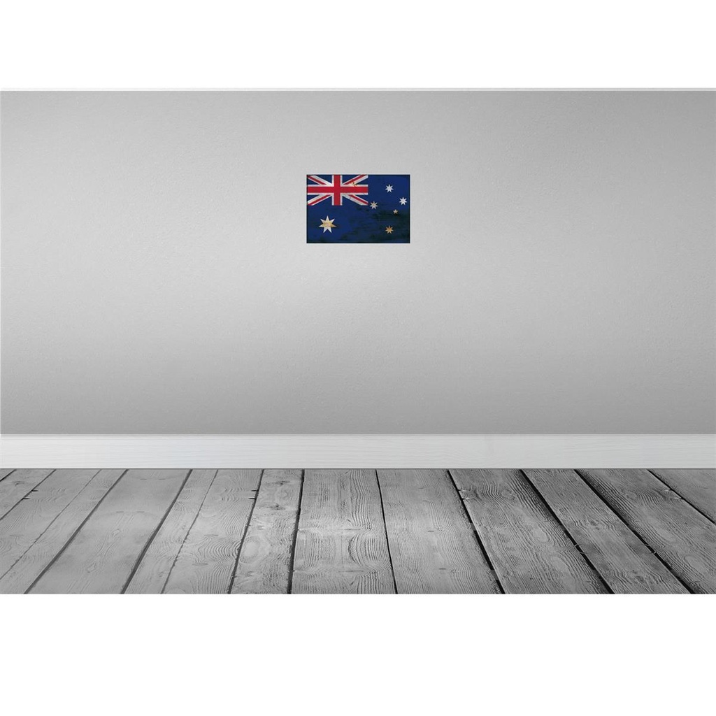 [LA-115746-2030] Blechschild 20x30 cm Australien Australia Rost Flagge Fahne Wappen Bild 2