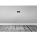 [LA-115748-1812-H] Holzschild 12x18 cm Aserbaidschan Azerbaijan Rost Flagge Fahne Wappen Bild 2