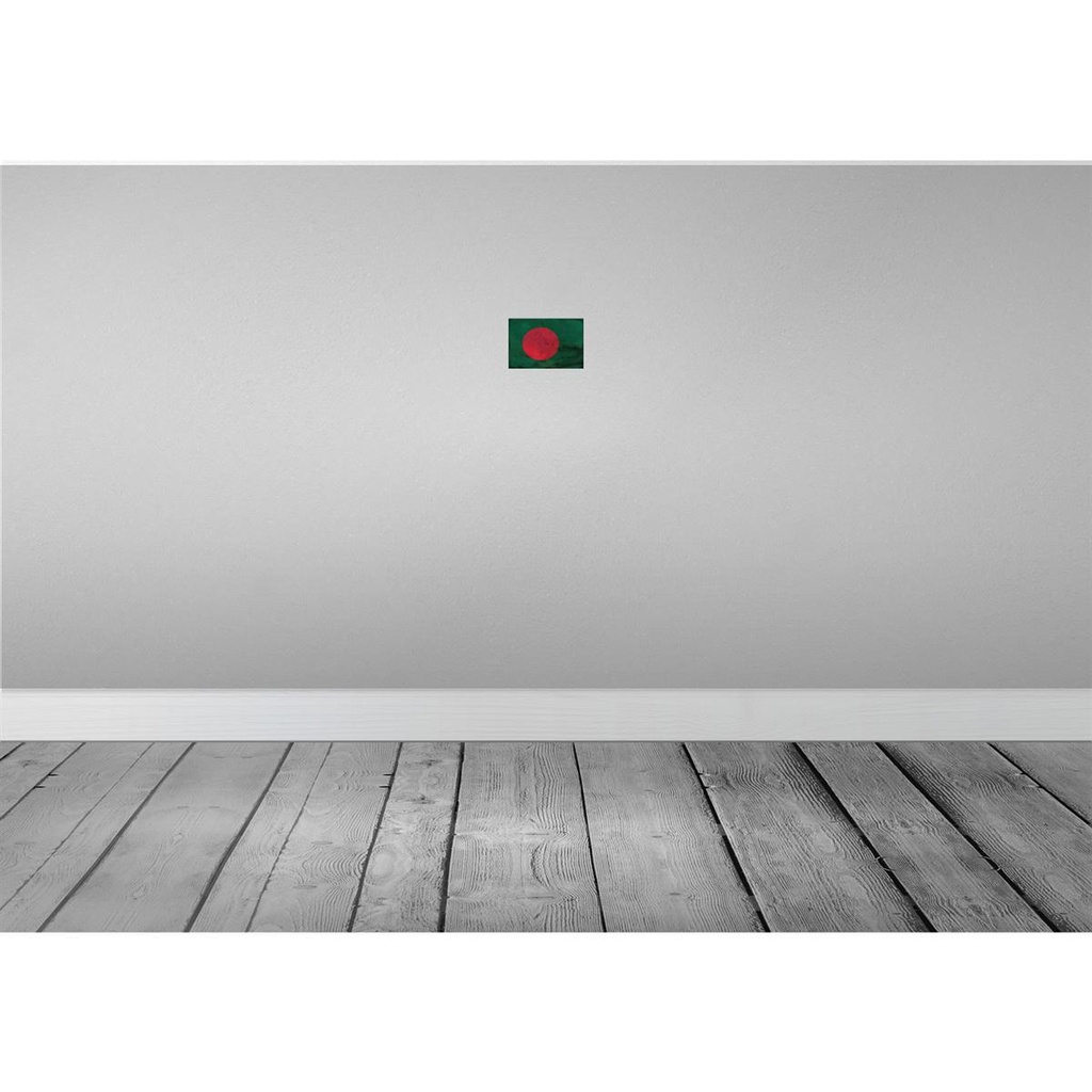 [LA-115750-1812-H] Holzschild 12x18 cm Bangladesch Bangladesh Rost Flagge Fahne Wappen Bild 2