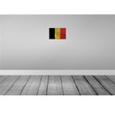 [LA-115753-2030] Blechschild 20x30 cm Belgien Belgium Rost Flagge Fahne Wappen Bild 2