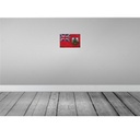 [LA-115756-H] Holzschild 20x30 cm Bermuda Rost Flagge Fahne Wappen Bild 2