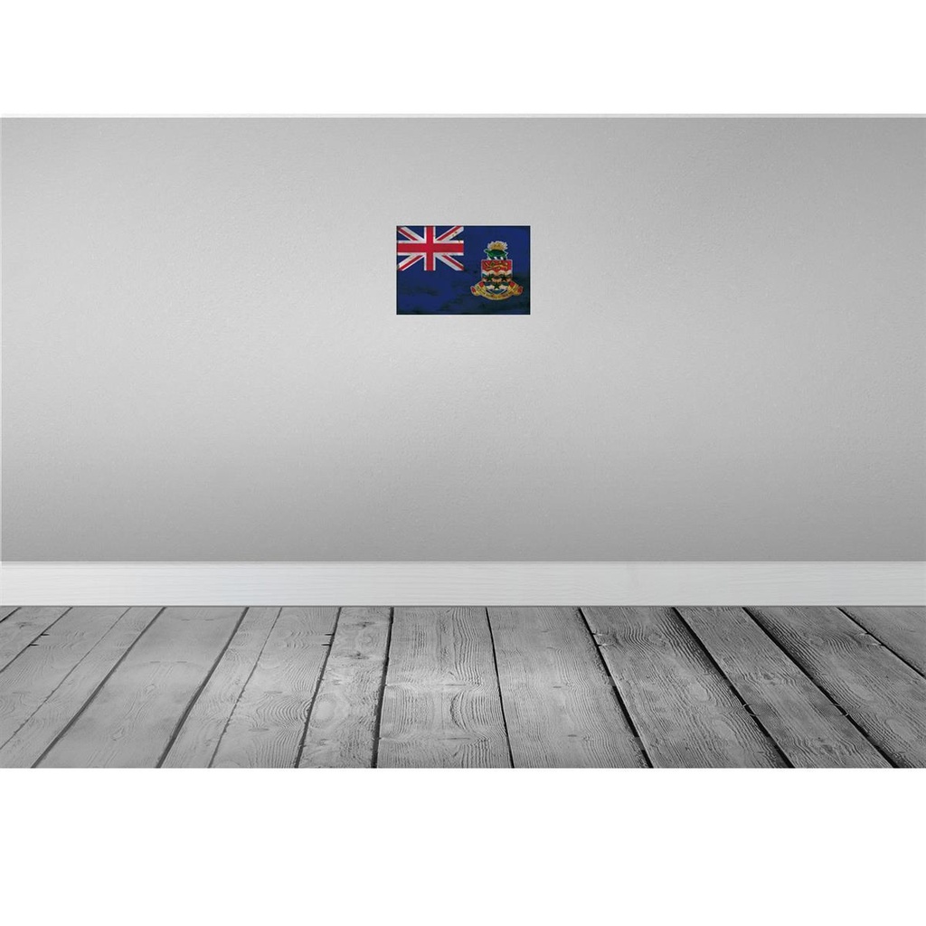 [LA-115771-2030] Blechschild 20x30 cm Cayman Islands Rost Flagge Fahne Wappen Bild 2