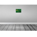 [LA-115777-H] Holzschild 20x30 cm Kokosinseln Cocos Islands Rost Abenteuer Reisen Bild 2